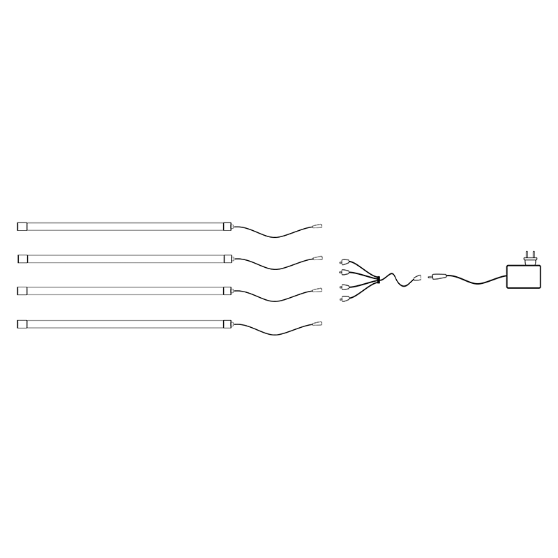 Led list Slim 870mm